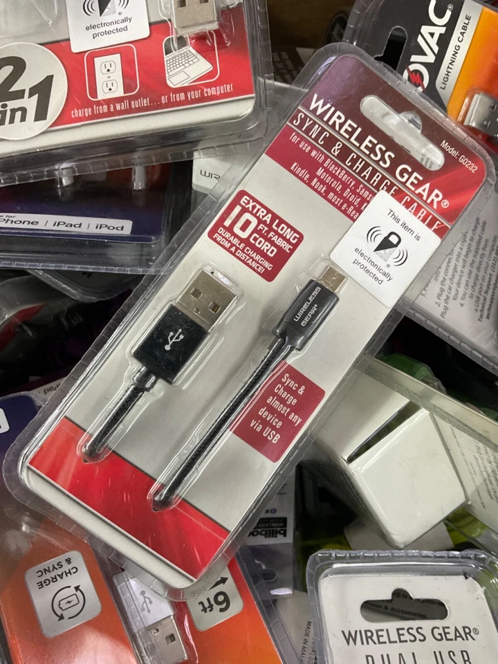 Lote cables USB a tipo C, micro, A Foto 3 de 4