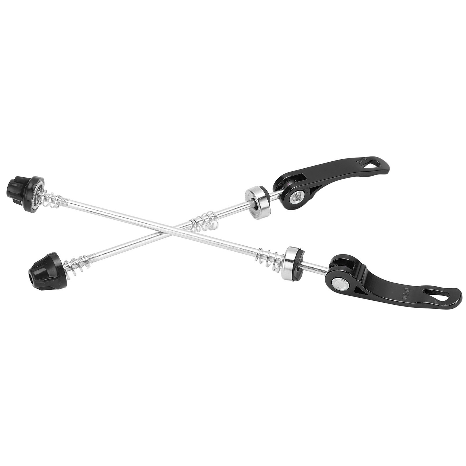 (black)2Pcs Quick Release Bike Axle Bike Axle Quick Release For Most