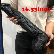 16 Inch Huge Big Dildo Suction Cup Realistic Penis Dong G-spot Sex Toy for women