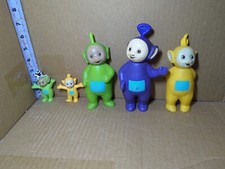  5 Vintage 1998 Ragdoll Hasbro Lot of Teletubbies PVC Figurines 6"  3"
