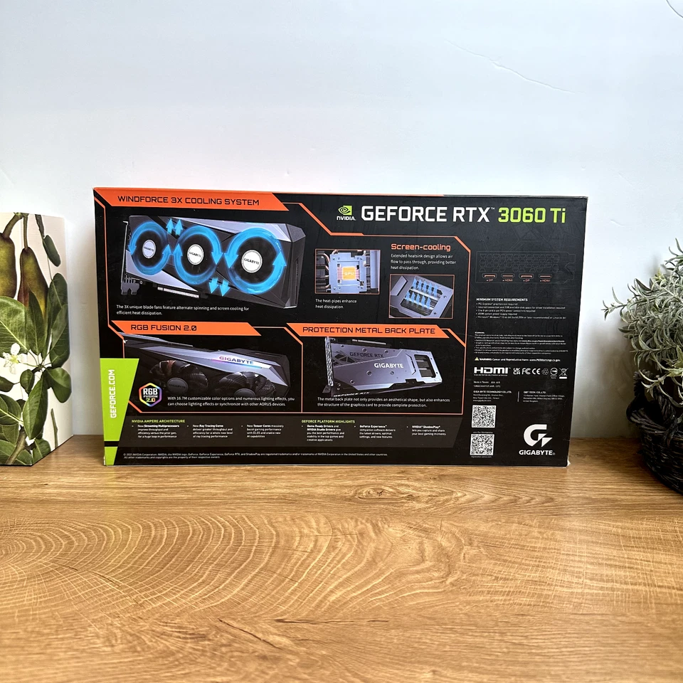 NEW Gigabyte GeForce RTX 3060 Ti Gaming OC Pro 8G Graphics Card (Rev 3.0) Sealed - Image 2 of 4