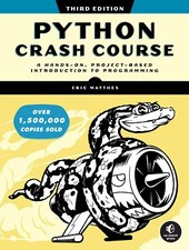 NEW BOOK Python Crash Course, 3rd Edition - A Hands-On, Project-Based Introducti