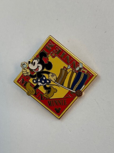 TDR Tokyo Minnie Mouse Suitcase Travel Red Pin (A4)