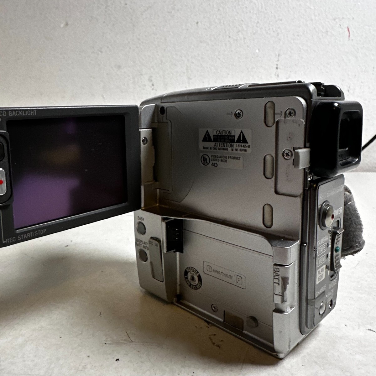 Sony Handycam DCR-PC109 Silver 120x Digital Zoom Digital Video