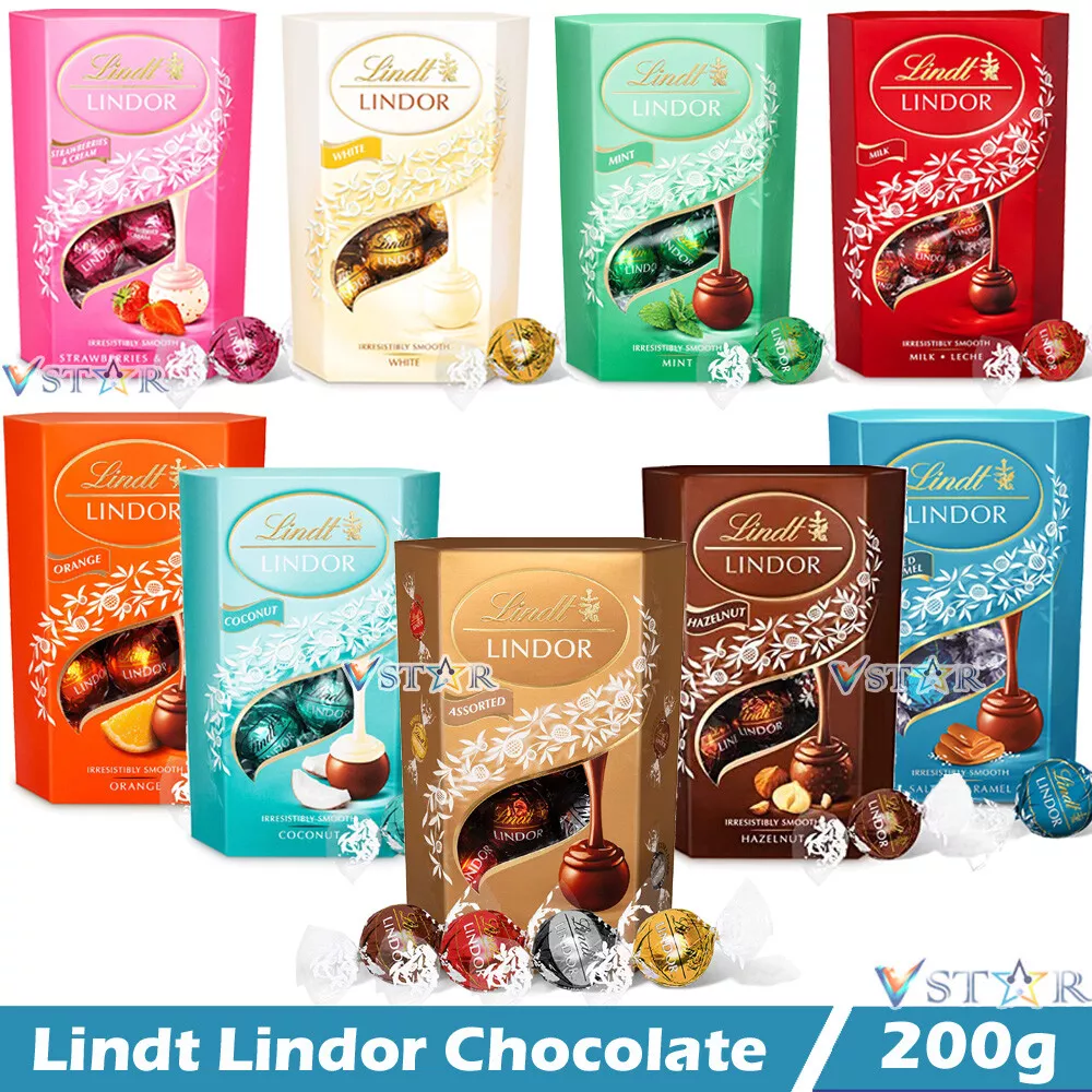 Lindor Assorted Chocolate Truffles - 200g box LINDT