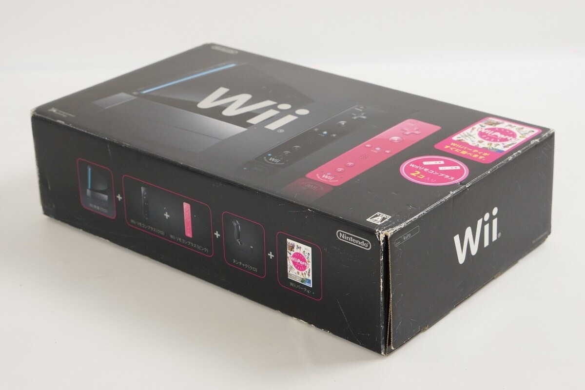 Nintendo Wii Console Black RVL001 -Japan Model- Tested