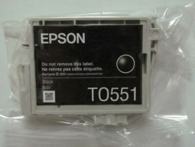 Epson T0551 Black Ink for Stylus Photo R240 R245 RX420 RX425 RX520 D