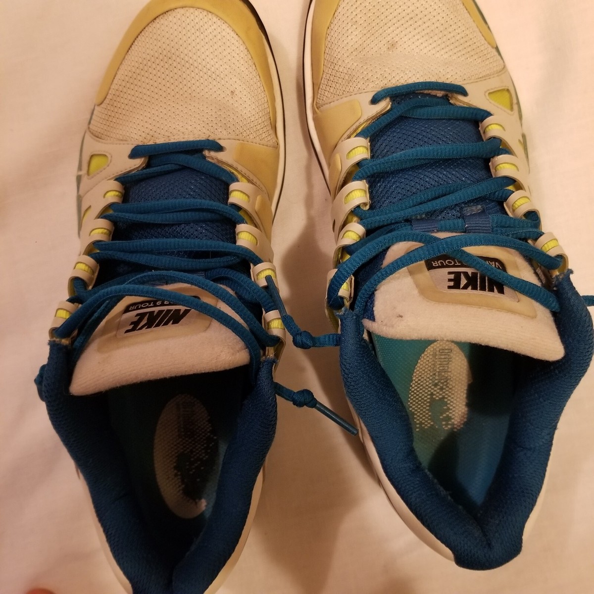 Nike Zoom Vapor 9 Tour Roger Federer tennis shoes White Volt