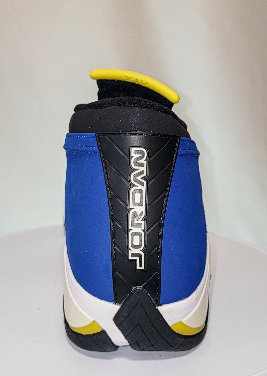 DS NIB 2015 Nike Air Jordan 14 XIV Laney SZ 13 Royal/Black/Maize 807511-405 image 5