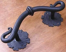 Agave Ironworks El Toro Pull Iron Door & Gate Hardware Decor | Antique