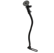 RAM-B-316-1-202U RAM Pod  I Vehicle Mount with 18" Aluminum Rod and Round Plate