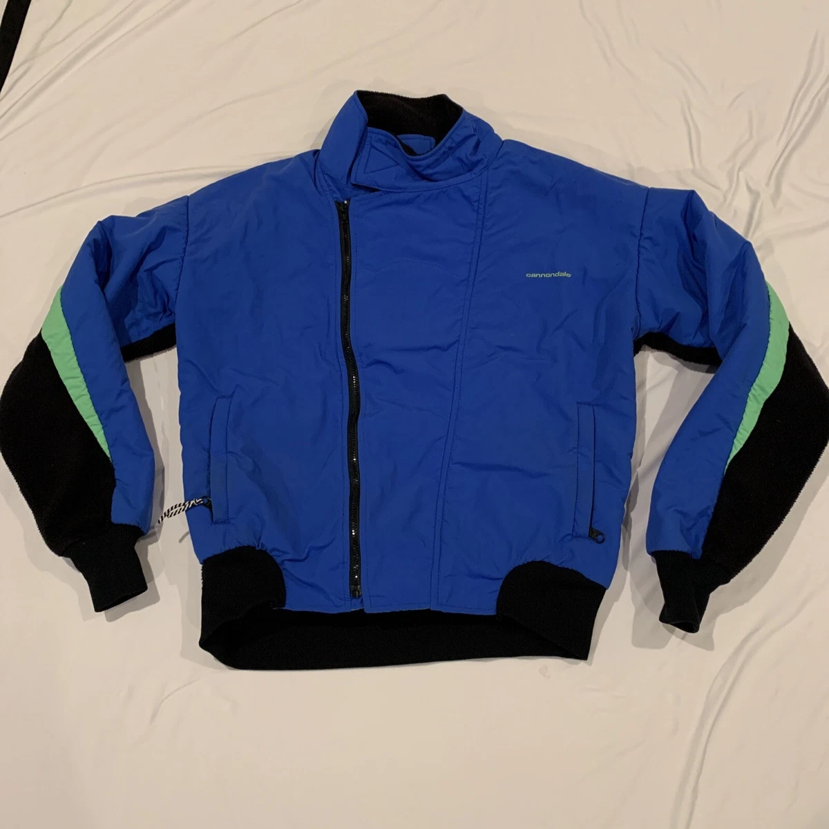 VTG Cannondale Team Issue Cycling Jacket Sz L Large Fleece Shell