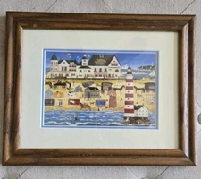 Warm Sea Air By The Chanticleer Framed Print By Sandi Wickersham Resnick-Signed