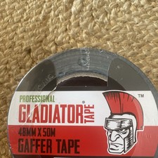 Gladiator Gaffer Tape 48mm x 50 m Box of 24 rolls black 2 inch