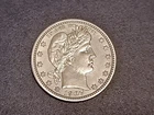 Choice AU 1907-P Barber Quarter
