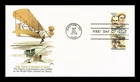 DR JIM STAMPS US COVER WRIGHT BROTHERS AVIATION PIONEER AIR MAIL FDC FLEETWOOD