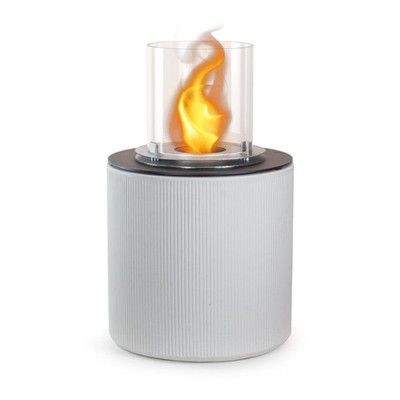Divina Fire Chimenea Bioetanol Modigliani Blanco Perla d.36xh.56
