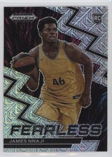 2023-24 Panini Prizm Draft Picks Fearless Mojo Prizm 19/25 James Nnaji #6 0v2h