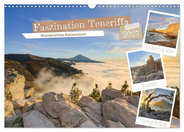 "Calendar 2027 · US Version · Fascination Tenerife (Wall Calendar 2027 17\" × 12\""-image