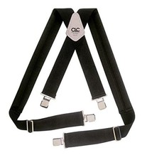 5121 Padded Work Suspenders, unisex, Black