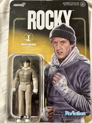 Super7 ReAction Rocky Wave 2 ROCKY BALBOA (Workout) 3.75'' Action Figure