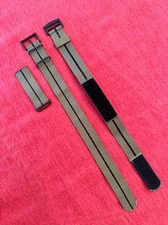 2 W.O.E. Watches of Espionage NYLON WATCH STRAPS 22mm