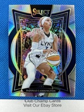 2025 #68 Dijonai Carrington Panini Select WNBA Concourse Silver Prizm Lynx
