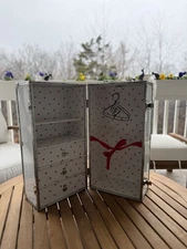 Pleasant Company 1992 Molly Steamer Trunk With Hangers