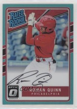 2017 Donruss Optic Rated Rookies Base Aqua Prizm /125 Roman Quinn #166 Auto 6f8
