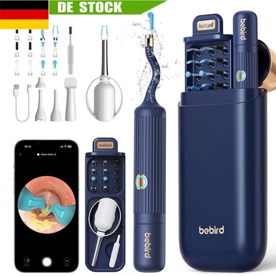 MARKENLOS Bebird Ohrenschmalz Entferner Otoskop,Ultra HD Flexibler Ohrenreiniger Pinzette