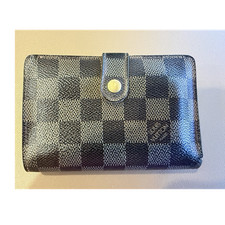 Authentic Louis Vuitton Damier Kisslock Wallet Coin Purse COA Included