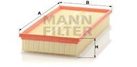 MANN-FILTER C 37 153/1 Luftfilter OE 1J0129620A kompatibel mit New Beetle Golf I
