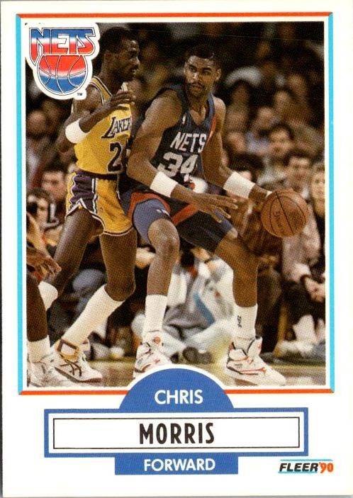 1990-91 Fleer #121 Chris Morris