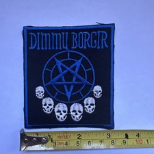 DIMMU BORGIR SHAPED EMBROIDERED PATCH
