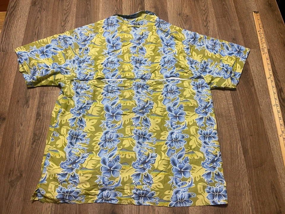 Exoffiio Shirt, Men's Size Medium, Blue Green, Button Up Shirt - Image 2 of 4