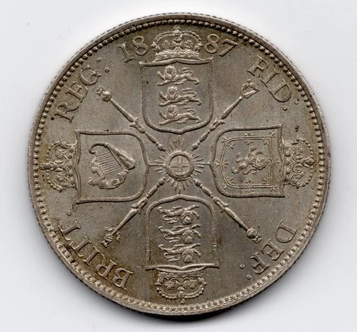 Photo of a 1887 Victoria Florin from an eBay listing that sold on Jul 5, 2026