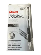 NEW 12 Pack Pentel Twist Erase Click Mechanical Pencils 0.5mm PD275TA