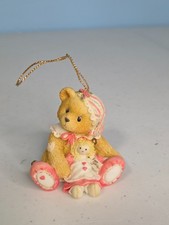 Cherished Teddies 1995 Girl Elf with Doll Hanging Ornament 625434