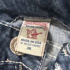 True Religion Men’s Blue Straight Fit Denim Jeans Medium Wash 5-Pocket — photo 2