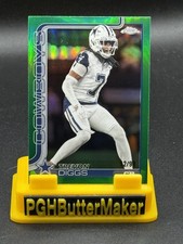 Trevon Diggs Topps Chrome Football Green Refractor /99 Dallas Cowboys