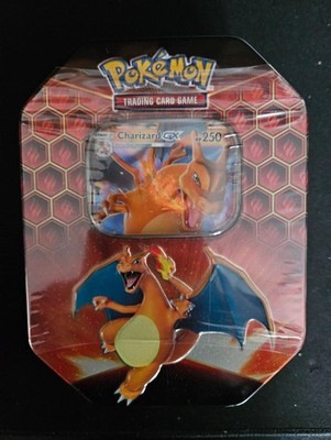 Glurak Charizard GX - Pokemon Hidden Fates Tin Box - Englisch - OVP