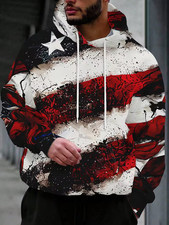 American Flag 3D Print Hoodie - Adults  Youth