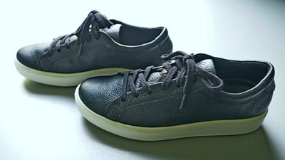 Ecco Sneaker Damen (Soft 60) Gr 40 schwarz mit weißer Sohle, ungetragen
