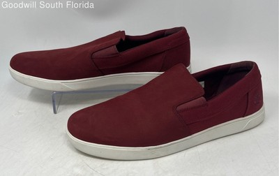 Timberland Mens Groveton A25QM Burgundy & White Slip-On  display picture 3