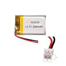 Rechargeable 3.7V 250Mah 502030 Li Polymer Ion Battery For Smart Watch Camera