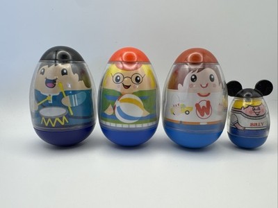 2009 Hasbro Weeble Wobbles Set Of 4