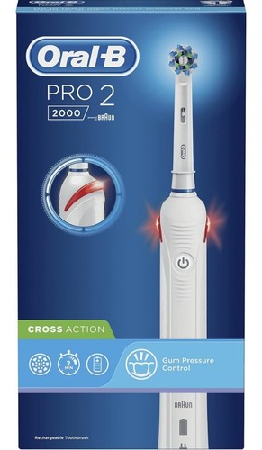 Cepillo de dientes eléctrico Oral-B Pro 2 2000 CrossAction blanco caja nueva - Imagen 12 de 12