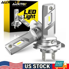 Combo 2 H7 LED Headlight Super Bright Bulbs Kit White 80000LM High/Low Beam