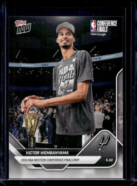 2025-26 Topps Now NBA #324 Victor Wembanyama Base Card (Qty)