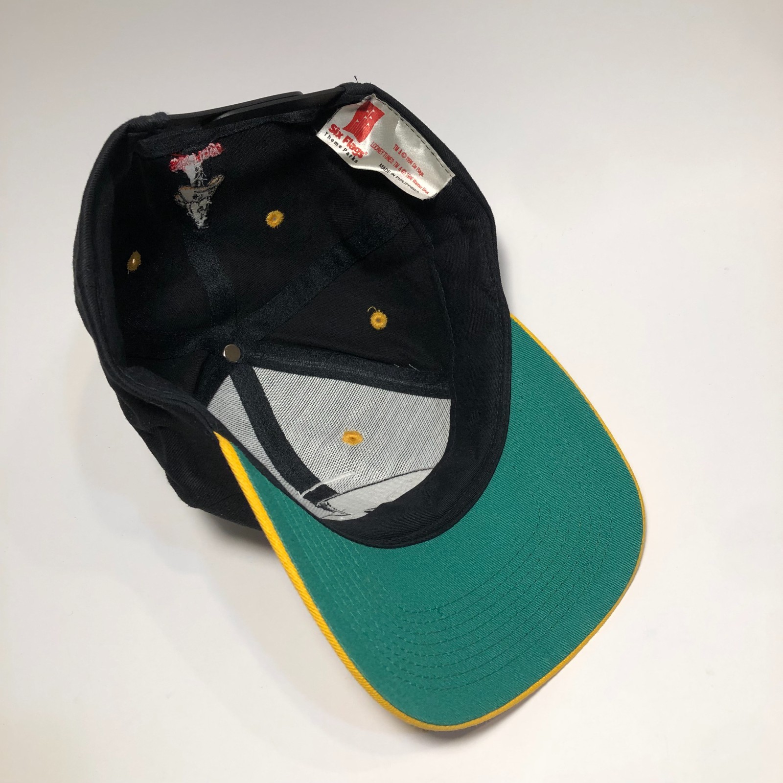 Six Flags Daffy Original Hat Snapback 1996 - image 7